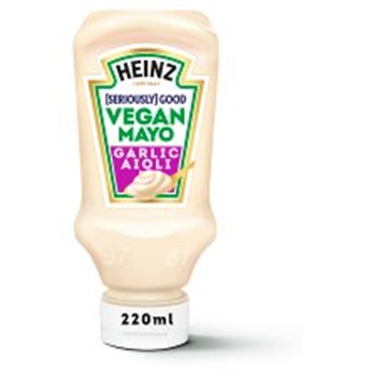 Picture of HEINZ VEGAN MAYONNAISE GARLIC 220ml